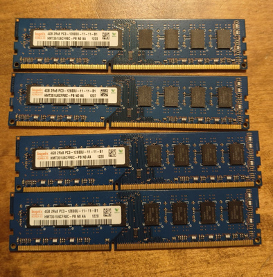 16GB DDR3 (4x4GB)