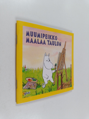 Teemu Saarinen : Muumipeikko maalaa taulun
