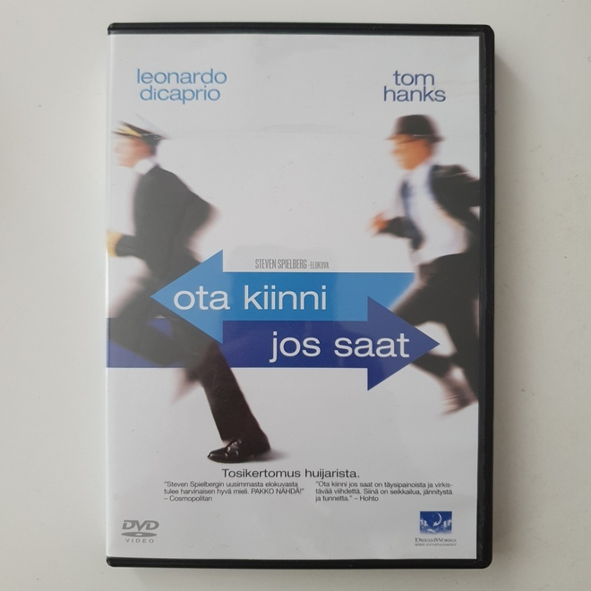 Ota kiinni jos saat, DiCaprio -Hanks - DVD