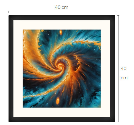 Uusi galaxi Sci-Fi Science Fiction art print taulu
