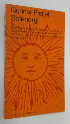 Gunnar Pleijel : Solenergi