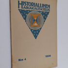 Historiallinen aikakauskirja N:o 4/1938 - pikkukuva 1