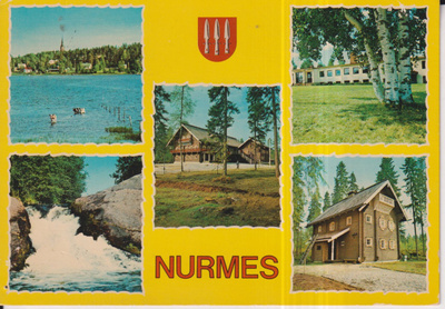 Nurmes, vaakuna , sommitelmakortti , e29