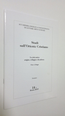 Vito A. Sirago : Studi sull'Oriente Cristiano 14,1 :  La ...