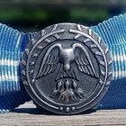 Mannerheim MLL Hopeinen merkki. Numeroitu. Halkaisija - 19 m - pikkukuva 3