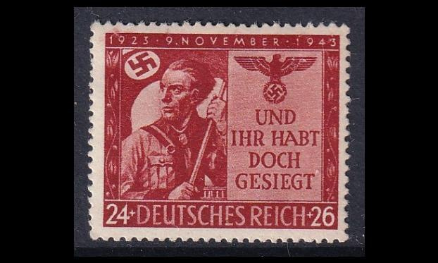Reich 863 ** Oluttupavallankaappaus 20v (1943)