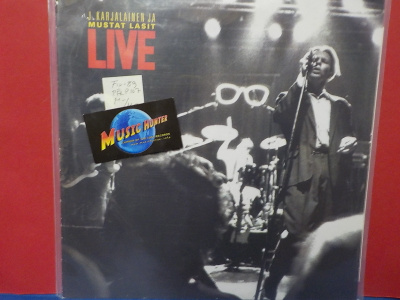 J. KARJALAINEN JA MUSTAT LASIT - LIVE FIN -89 M-/M- LP