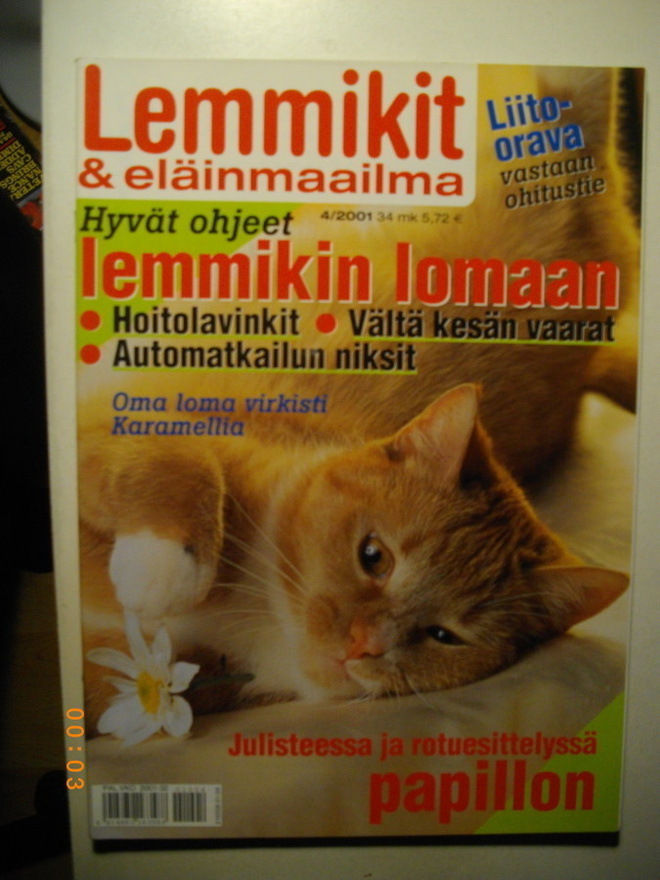 Lemmikit & eläinmaailma Nro 4/2001 (25.1)