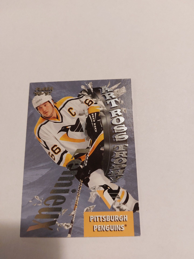 1996-97 Fleer Art Ross #13 Mario Lemieux