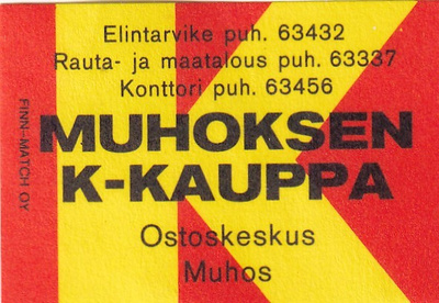 Muhos, Muhoksen K - kauppa , b428