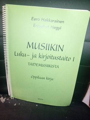 Hakkarainen : Musiikin luku- ja kirjoitustaito I Taidemusii
