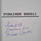 Raimo Tyyskä : Punainen enkeli (signeerattu, tekijän omiste) - pikkukuva 3