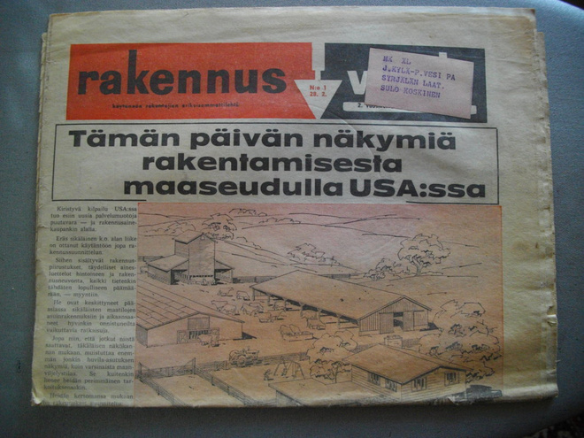 Rakennusviesti Nro 1/1962 (9,11)