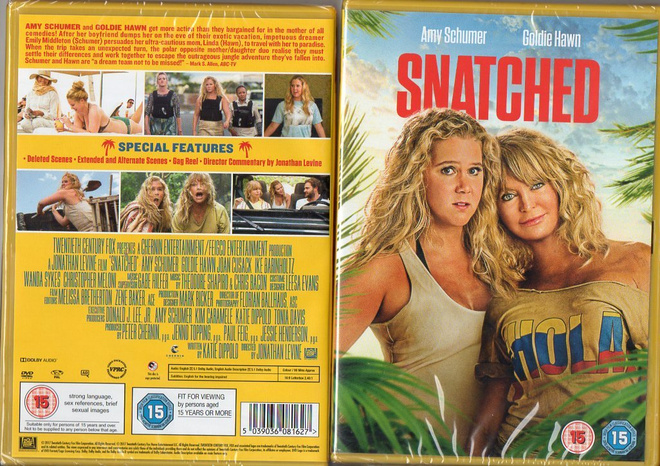 Snatched	(16 369)	UUSI	-GB-	DVD			goldie hawn	2017	SF-TXT
