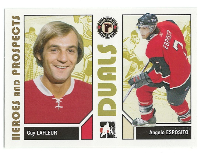 07-08 ITG Heroes &Prospects Duals #94 Guy Lafleur/A.Esposito