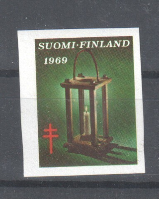 Tub joulumerkki 1969 hammastamaton pari
