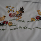 ISO PÄÄSIÄISLIINA + SERVETIT (12 kpl), 170 x 260 cm - pikkukuva 5