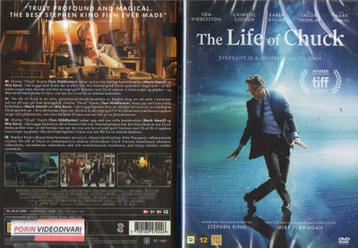 life of chuck (18 373) UUSI -FI- DVD 2024 spehen king,