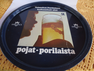 Peltitarjotin Porin Olut