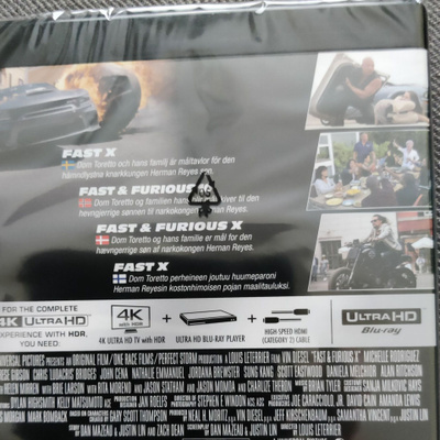 Fast&furious 4k ultra hd uusi