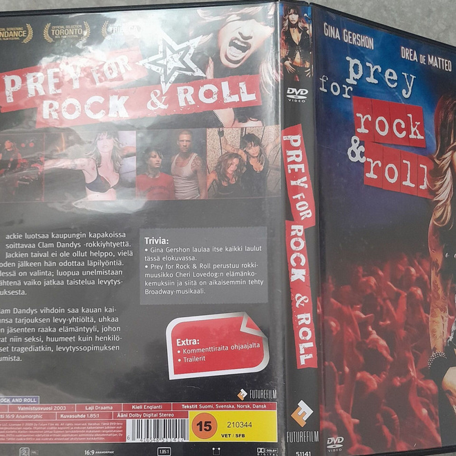 Prey for rock&roll dvd,gina gershon