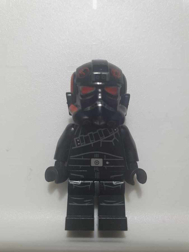 LEGO  Inferno Squad Agent (Frown, Sunken Eyes)