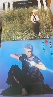 Annabel Lamb x 2: The Flame (1984) ja Once Bitten (1983) LP