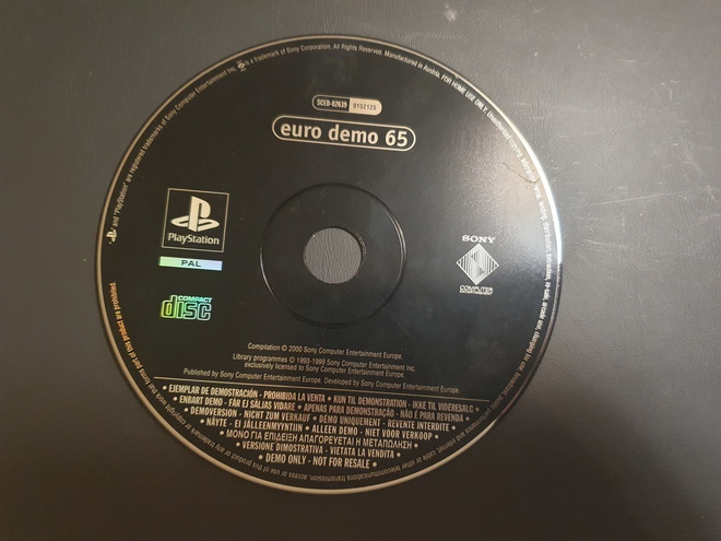 Sony PS1 Euro demo 48 SCED-01822 9778226