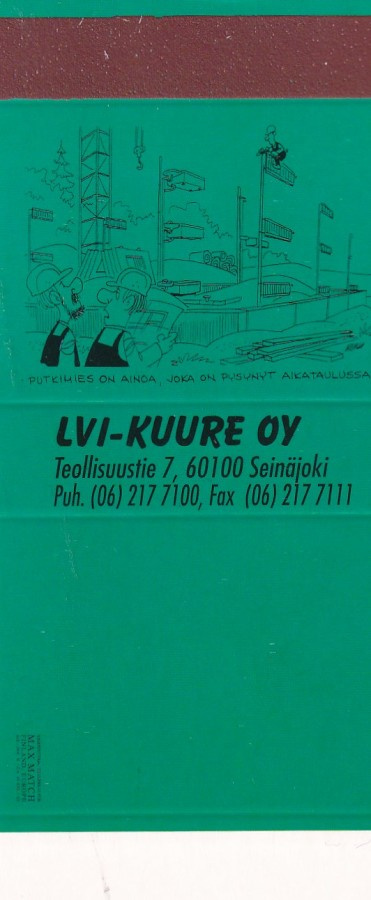 Seinäjoki, LVI-Kuure Oy , MAX Match, aski , aihio,  b437