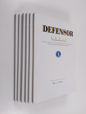 Defensor legis - vuosikerta 2014 (N:o 1-6)