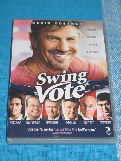 Dvd - Swing Vote - Joshua Michael Stern -elokuva 2008