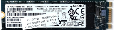 256GB M.2 2280 SATA III