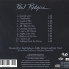 PAUL RODGERS - NOW - pikkukuva 2