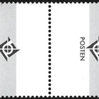 Åland 1995 Pyhä Olavi 4,30 mk välilöpari logo ** LaPe 105 - pikkukuva 2