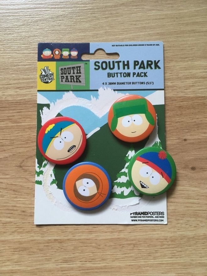 South Park -rintamerkit 5 kpl