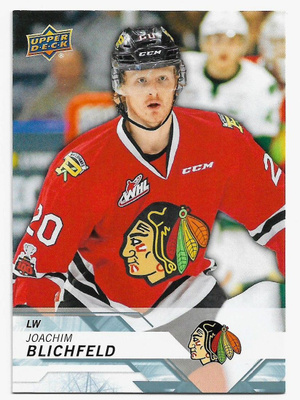2018-19 Upper Deck CHL Hockey #39 Joachim Blichfeld