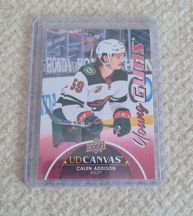 2021-22 Upper Deck Young Guns Canvas Calen Addison #C108