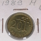 Suomi 20 Penniä 1989 Variantti - pikkukuva 1
