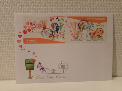 FDC- ensipäiväkuori - Lentosuukkoja - 2012