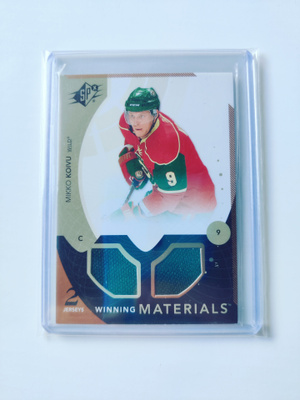 Mikko Koivu 10-11 SPx Winning Materials