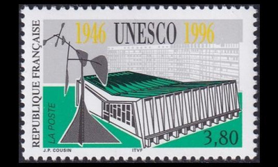 Ranska 3177 ** UNESCO 50v (1996)