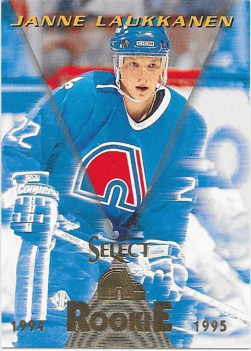 1994-95 Select #181 Janne Laukkanen Quebec Nordiques