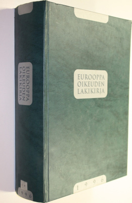 Zacharias ym. (toim.) Sundström : Eurooppaoikeuden lakikirja
