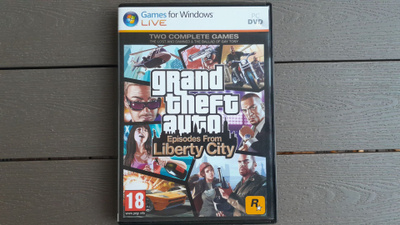 PC DVD: Grand Theft Auto Episodes From Liberty City peli GTA