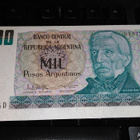 Argentiina 1000 Pesos UNC - pikkukuva 1