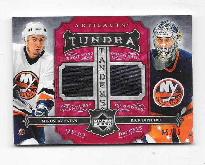 06-07 Artifacts Tundra Patch # Miroslav Satan & DiPietro /25