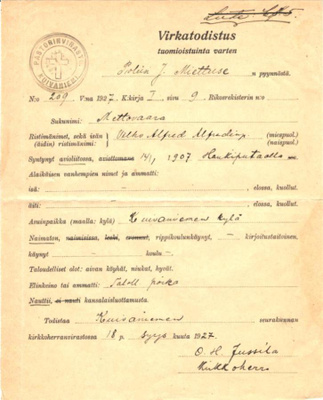 VIRKATODISTUS KUIVANIEMI/HAUKIPUDAS