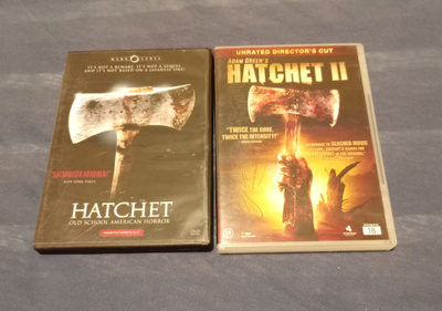 Hatchet 1 & 2 dvd