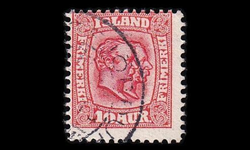 Islanti 53 o Kaksi kuningasta 10 A (1907)