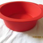 Tupperware Silikoni Pyöreä, punainen, uusi - pikkukuva 1